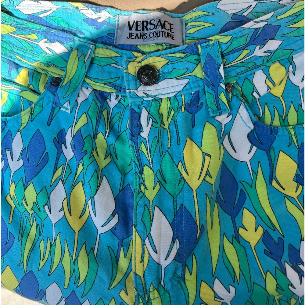 Multi colored Vintage Versace women’s pants - Picture 1 of 4